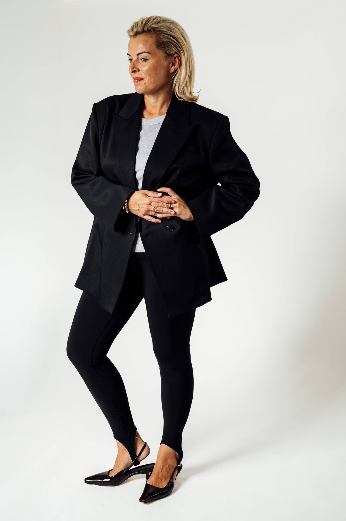 HERSKIND Ringo zwarte legging met voetbandjes