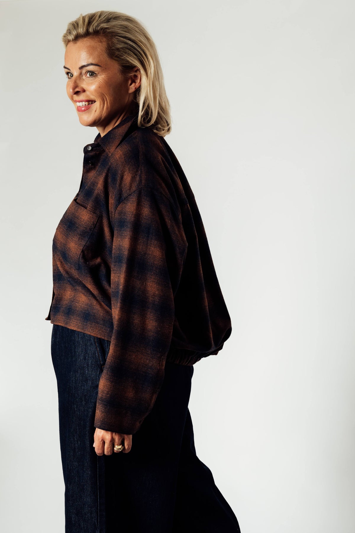 Âme Antwerp Oops geruite blouse