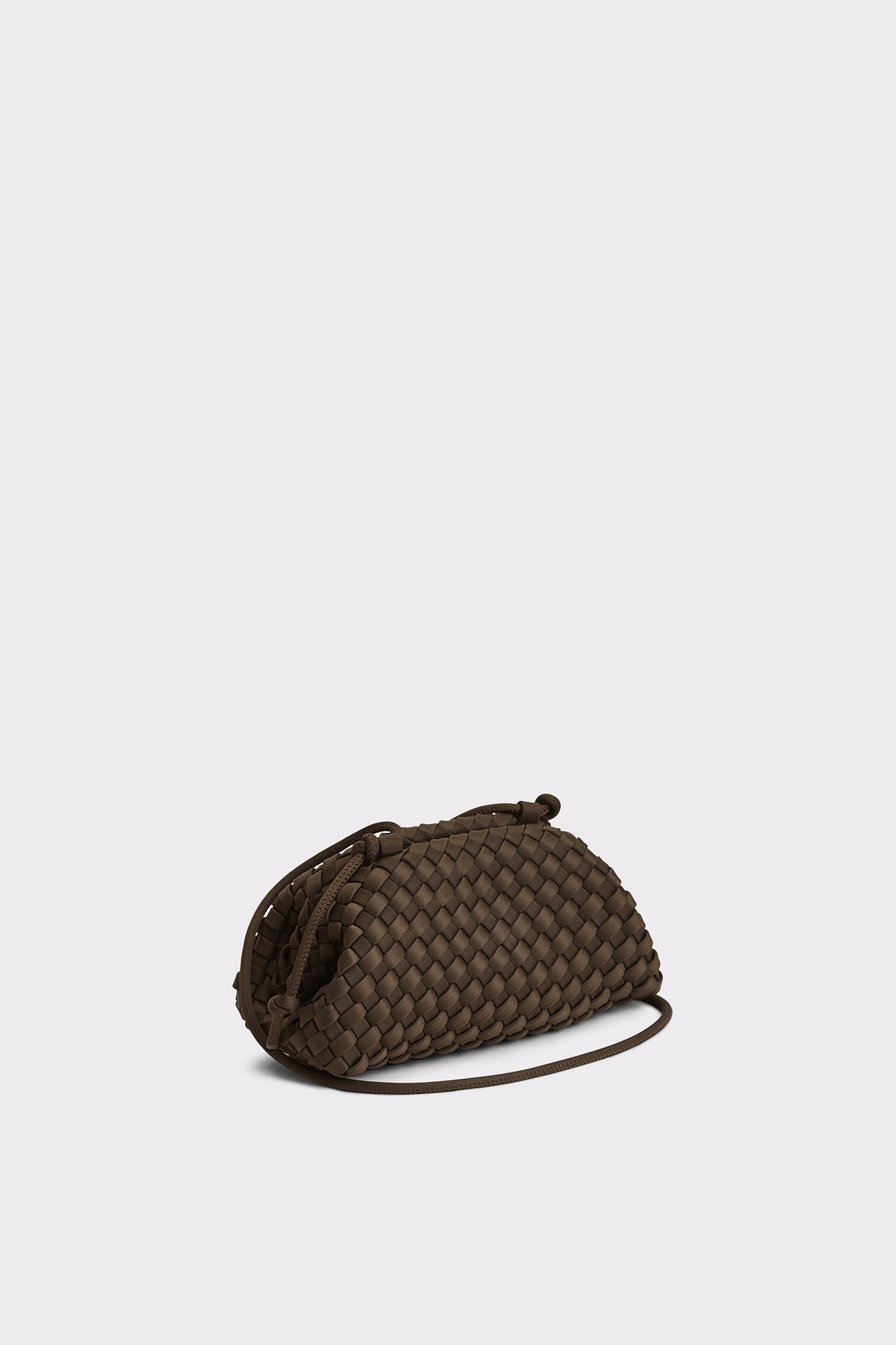 MARREA Pouch Mini gevlochten neopreen Espresso Yourself