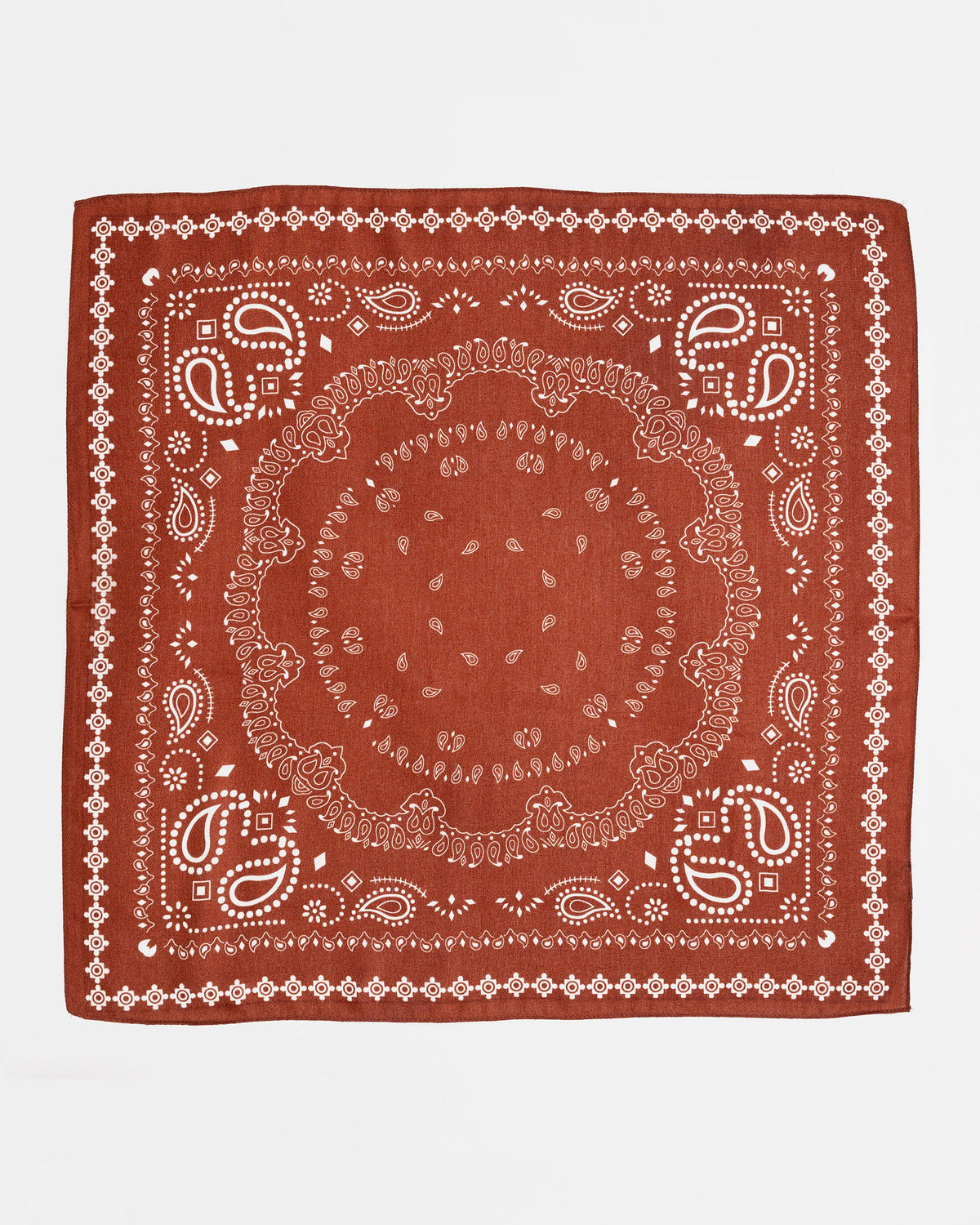 BOW19 paisley bandana roestbruin