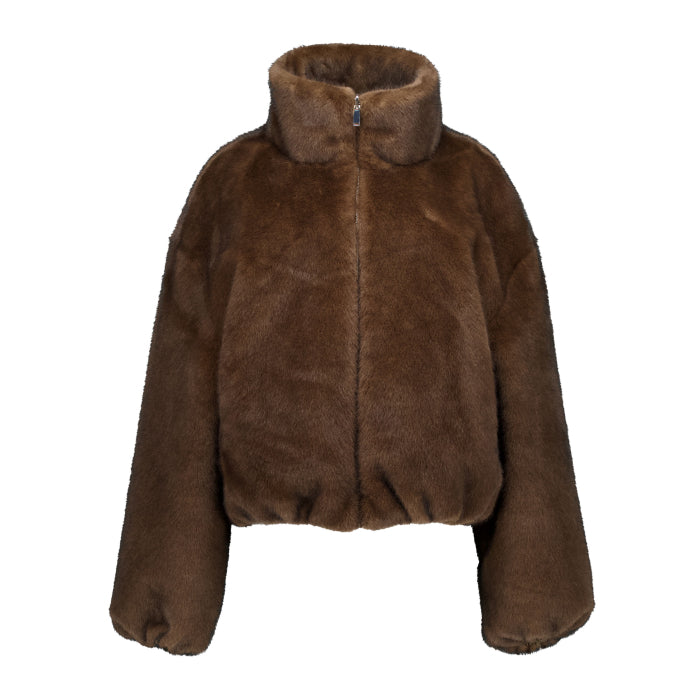 ALLY FAUX MINK JACKET