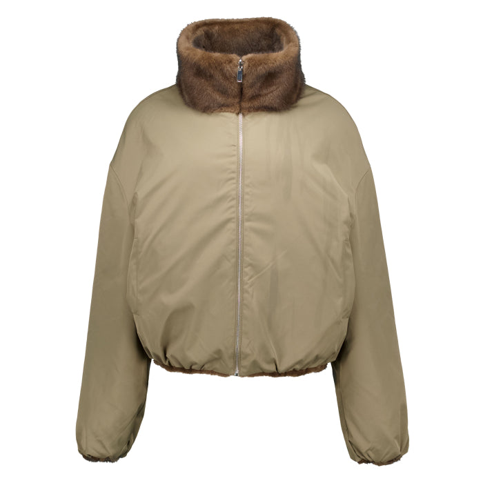 ALLY FAUX MINK JACKET