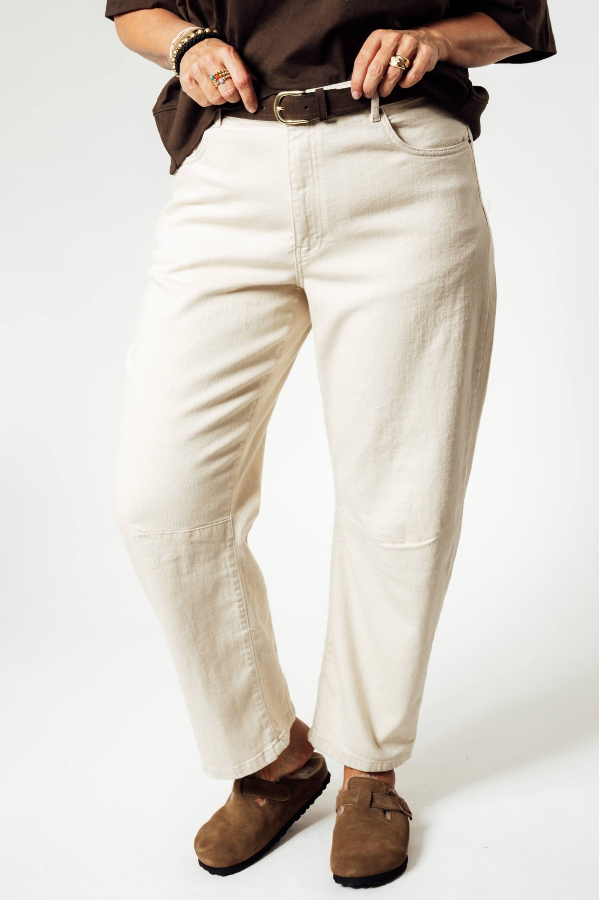Est Seven Bell Barrel jeans ecru