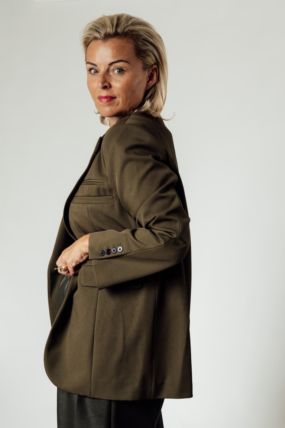 Haute L'Amitié Premiere Hook Blazer groen