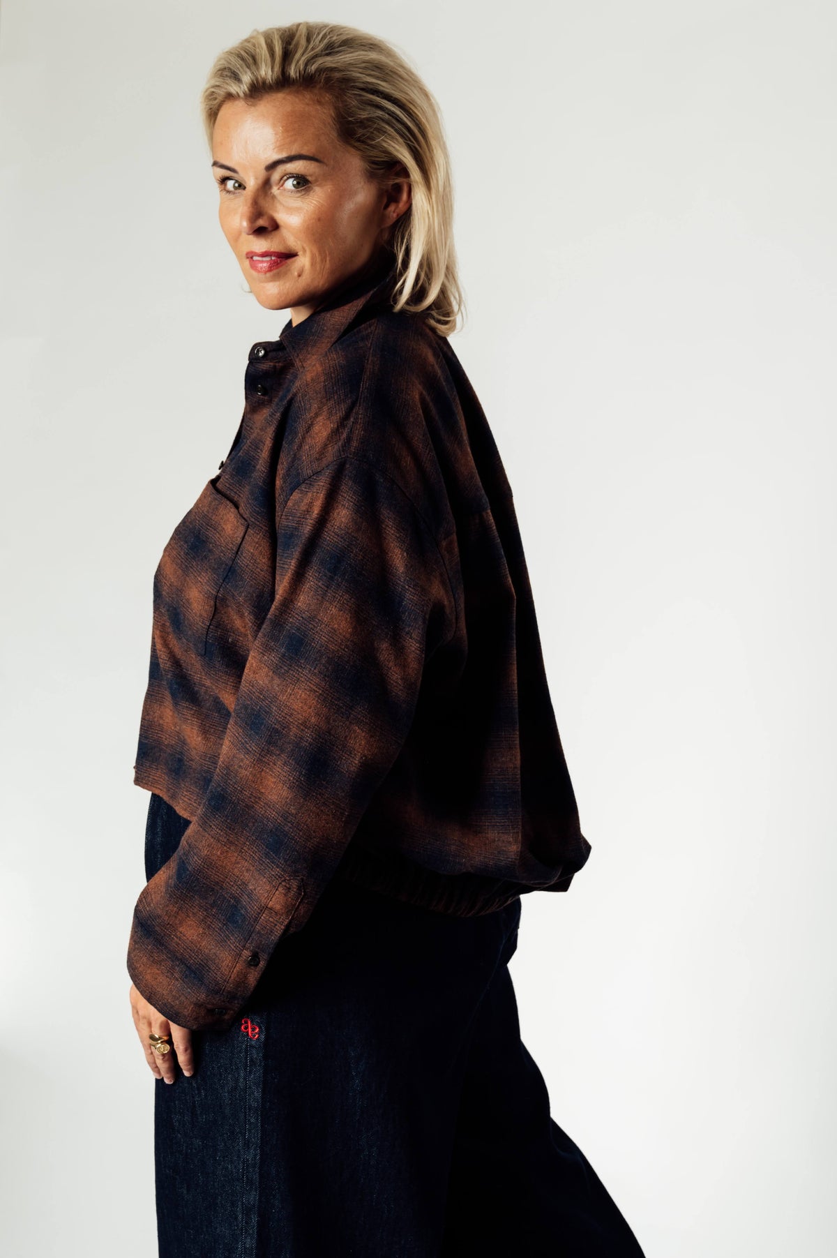 Âme Antwerp Oops geruite blouse