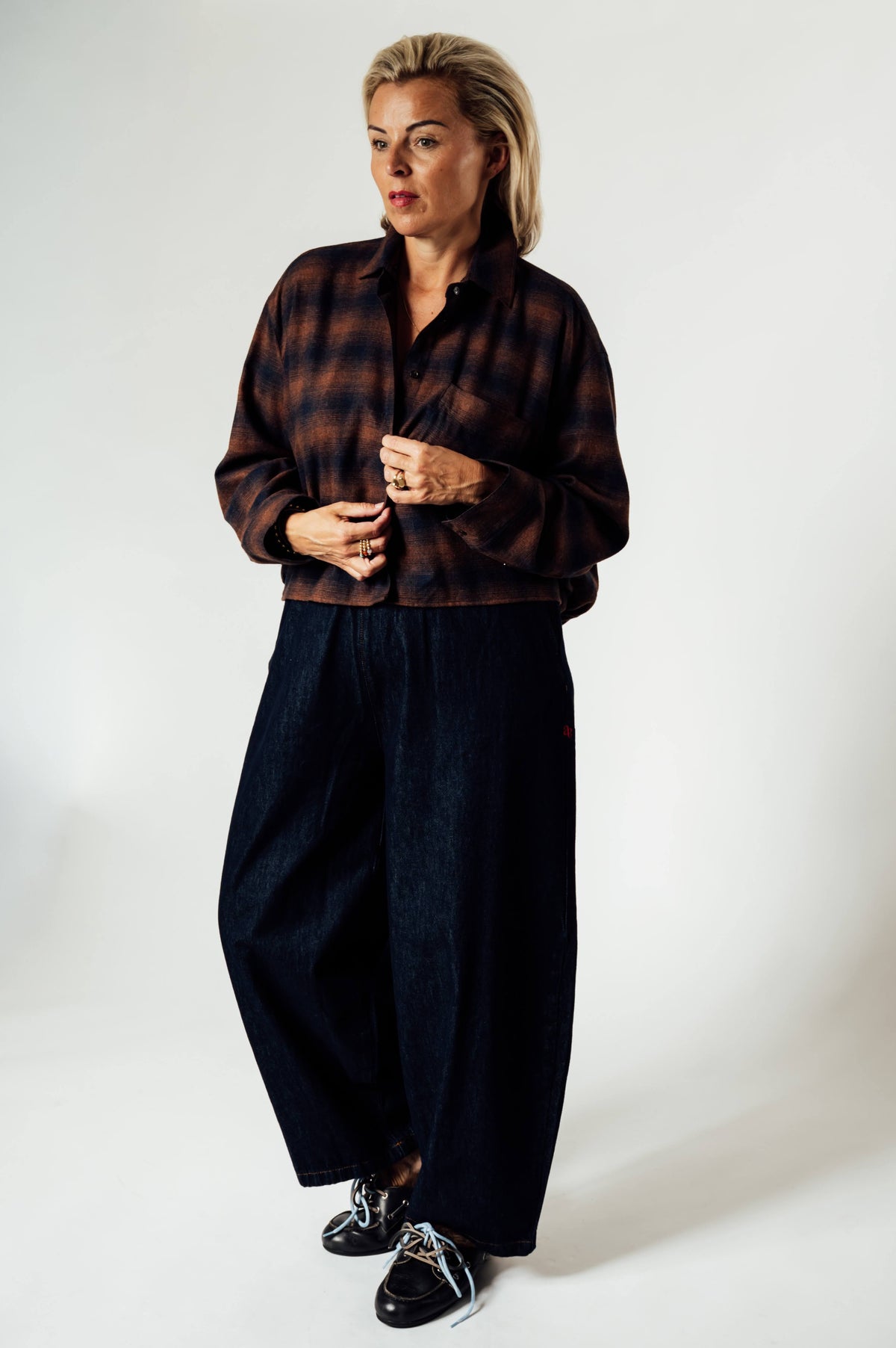 Âme Antwerp Oops geruite blouse