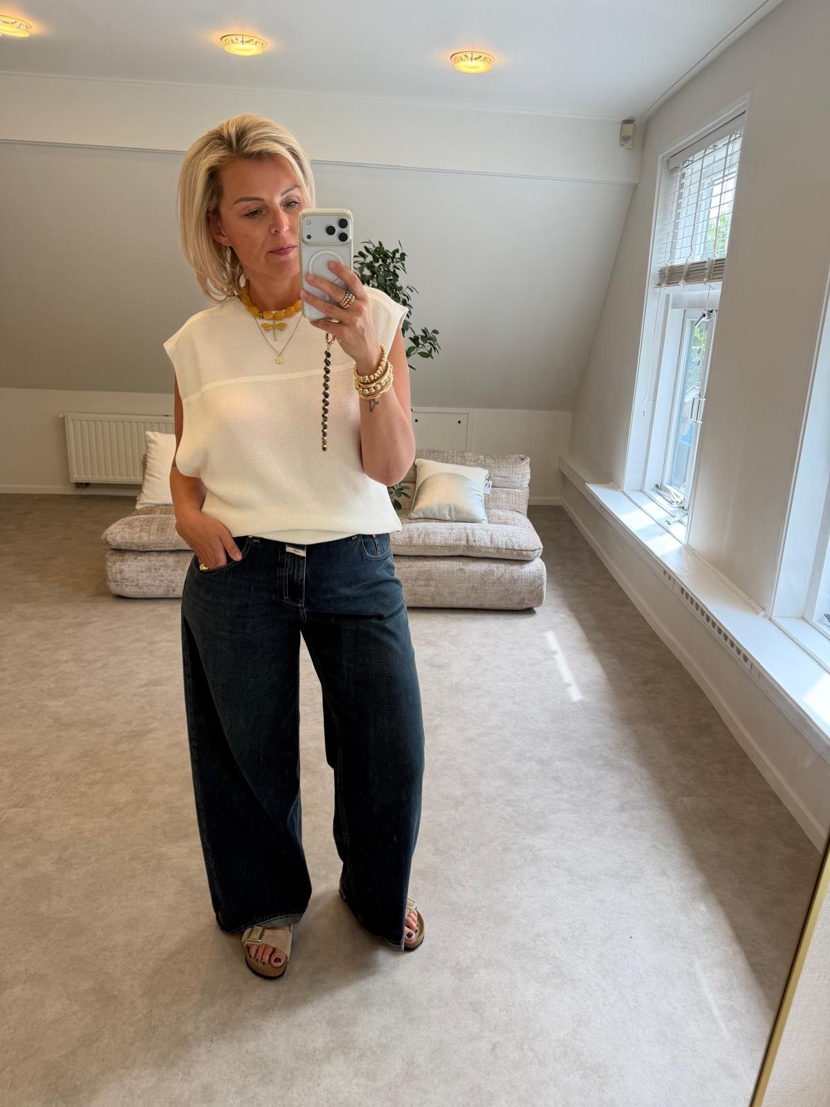 CLOSED Glow Up wijde jeans