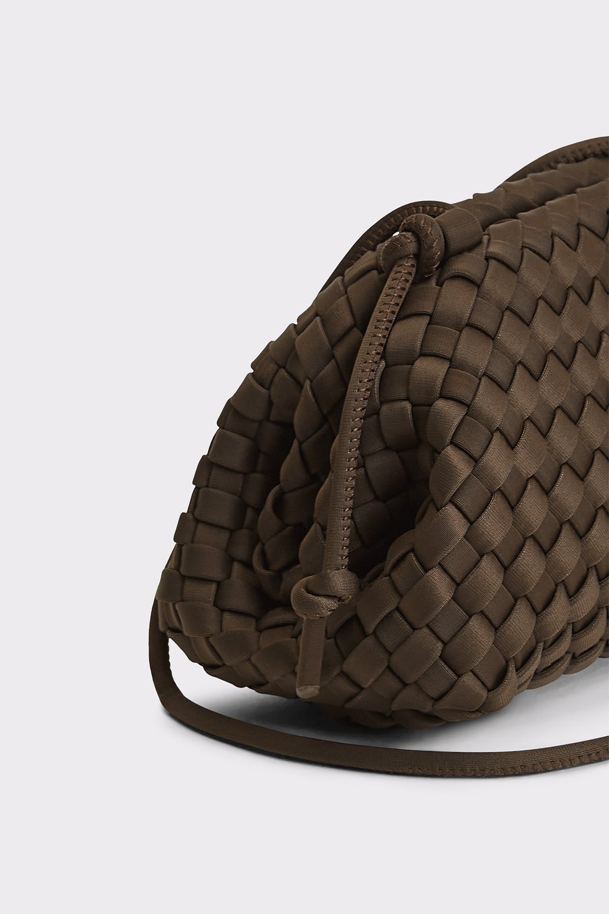 MARREA Pouch Mini gevlochten neopreen Espresso Yourself