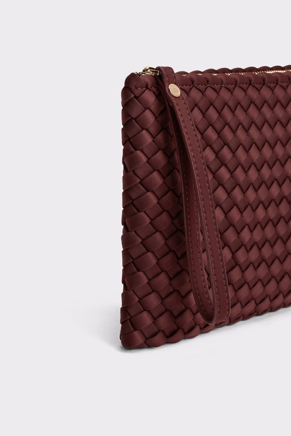 MARREA Clutch gevlochten neopreen Inkberry