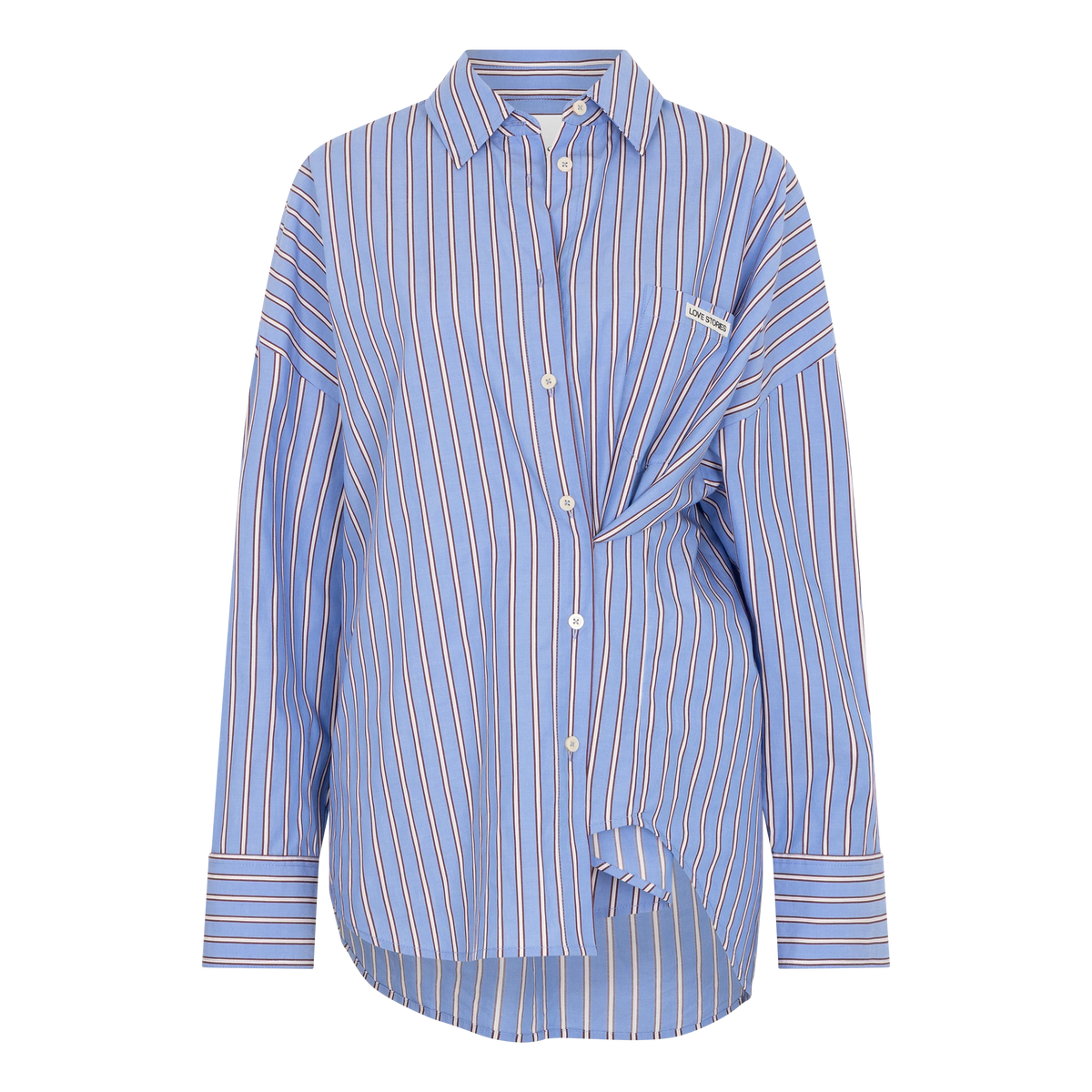 Love Stories Hillary gestreepte oversized blouse