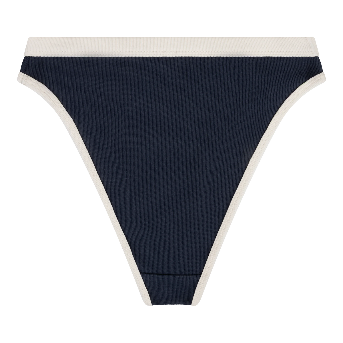 Love Stories Enith geribde slip marineblauw