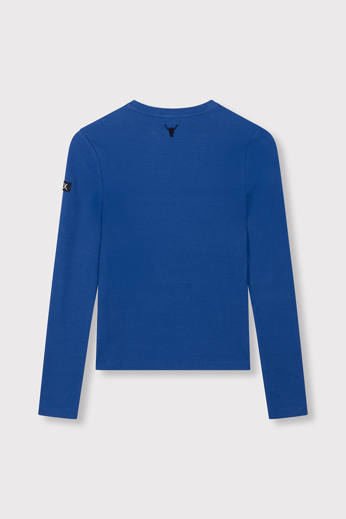 LADIES KNITTED RIB LONGSLEEVE TOP