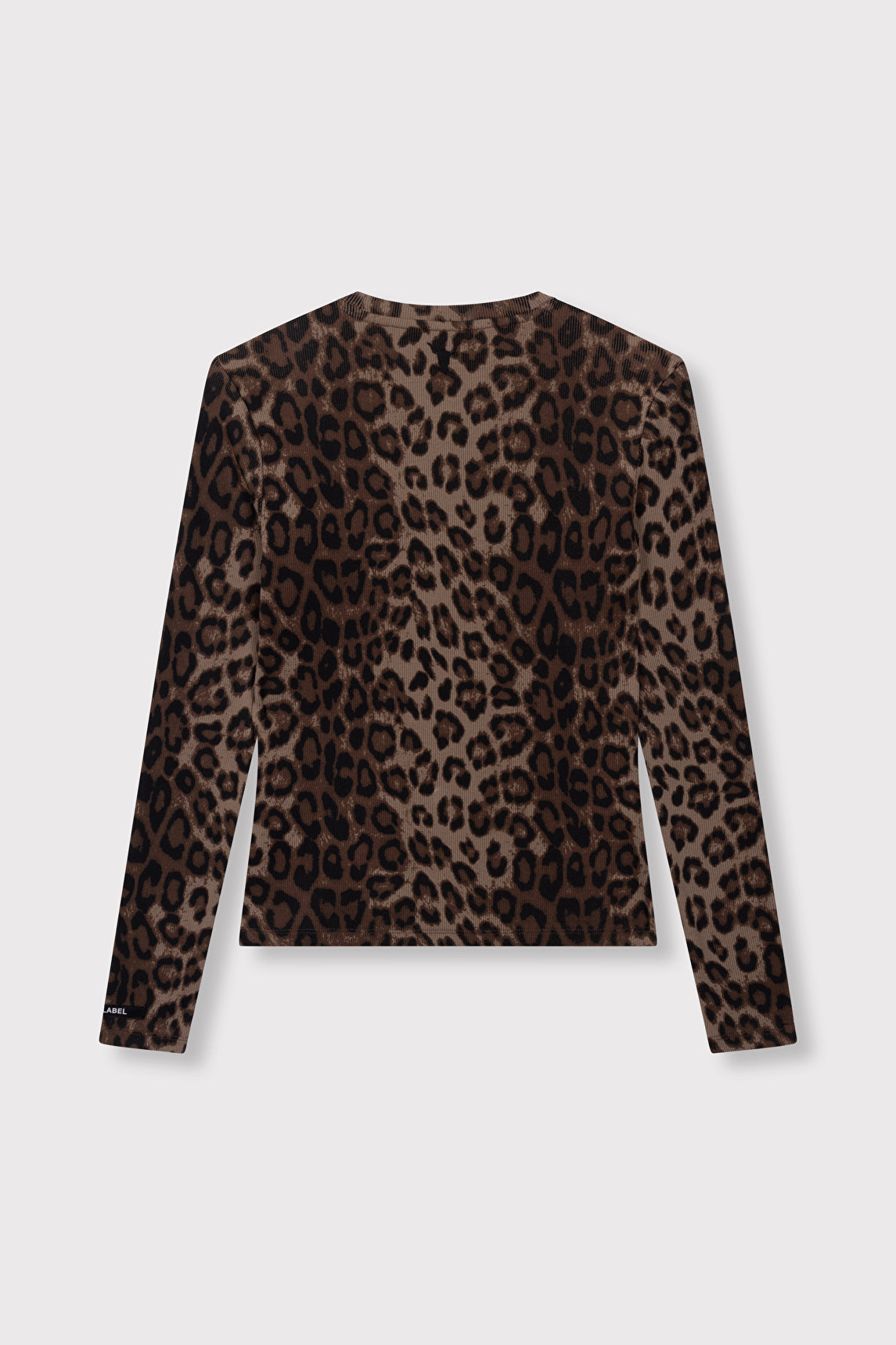 LADIES KNITTED ANIMAL RIB TOP