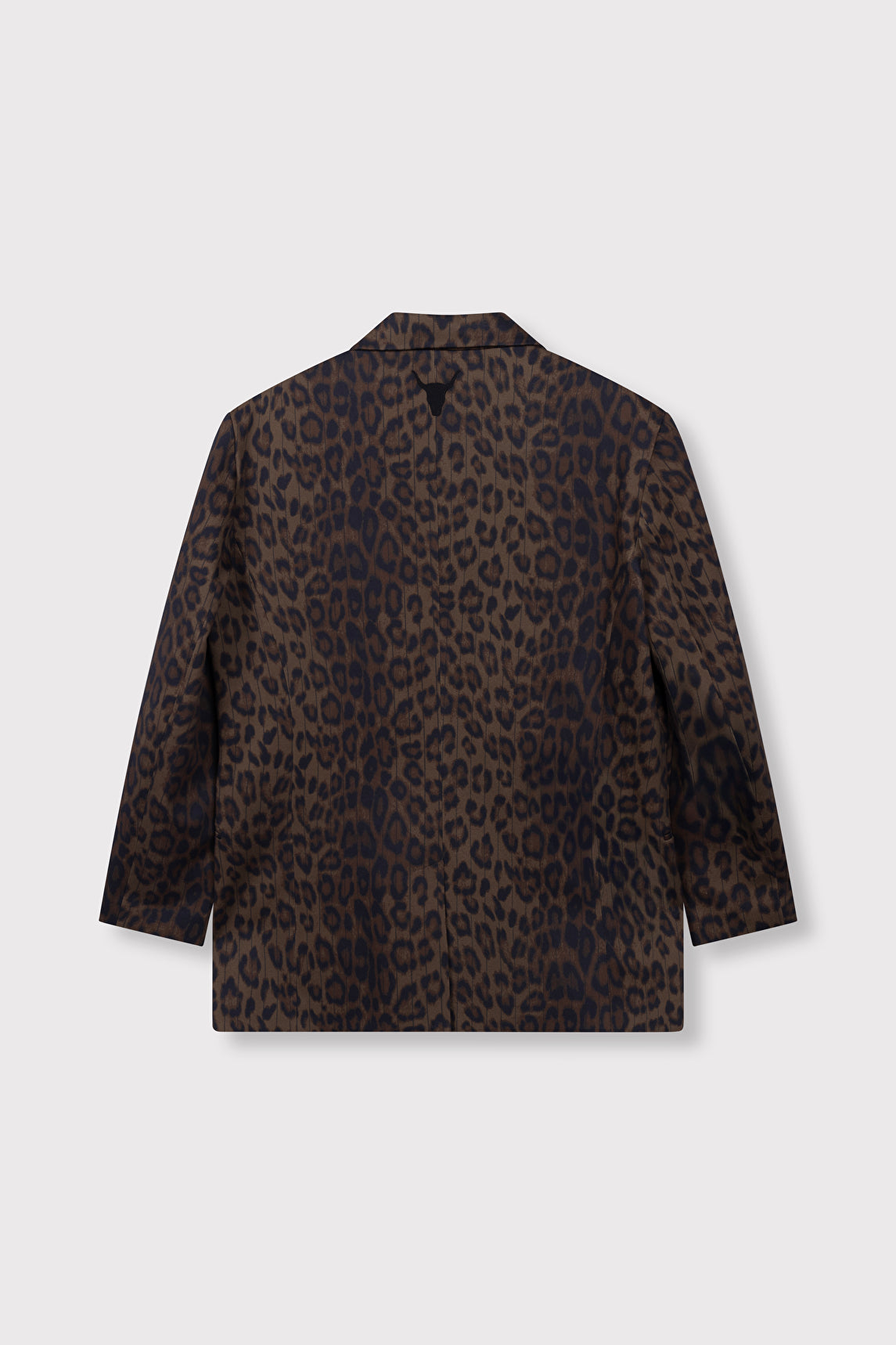 LADIES WOVEN ANIMAL BLAZER