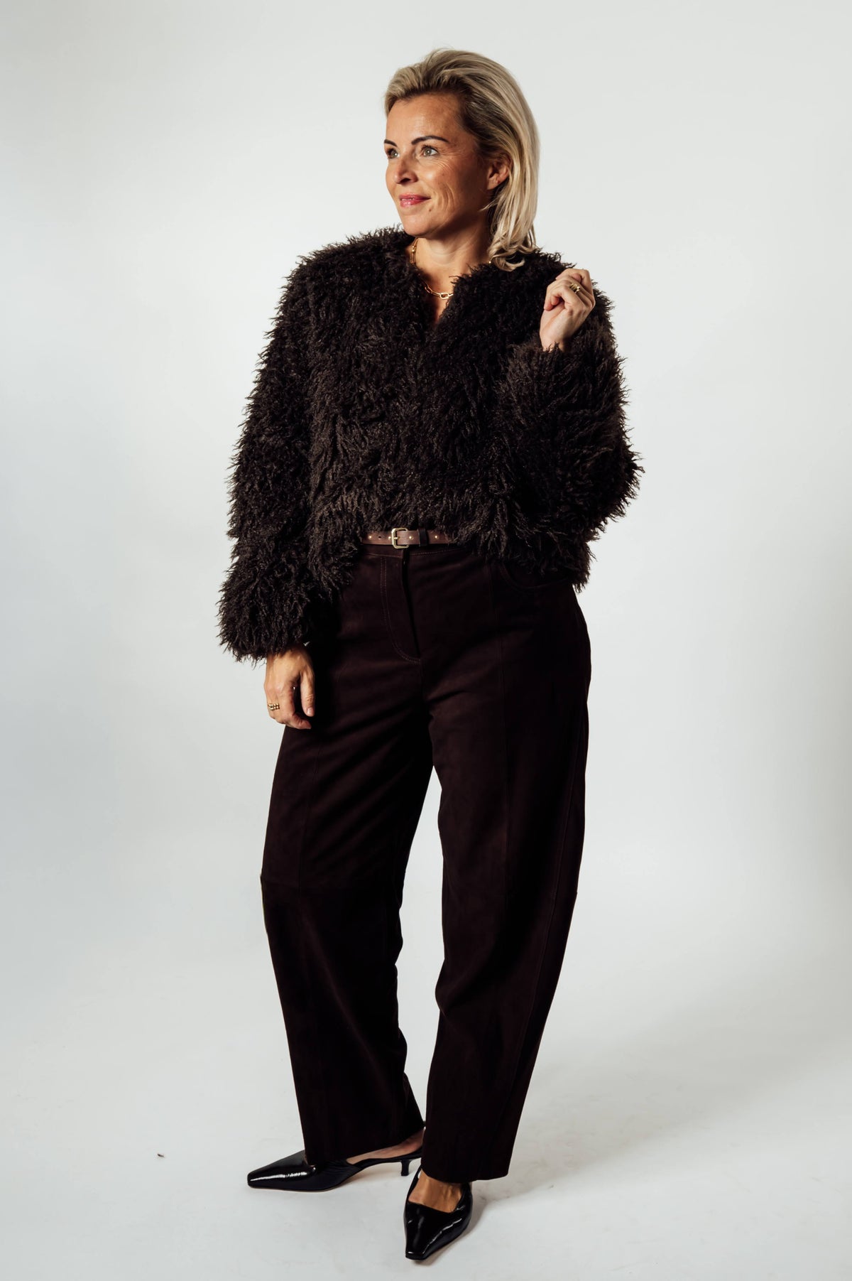 LAGOTTO CROP FUR JACKET