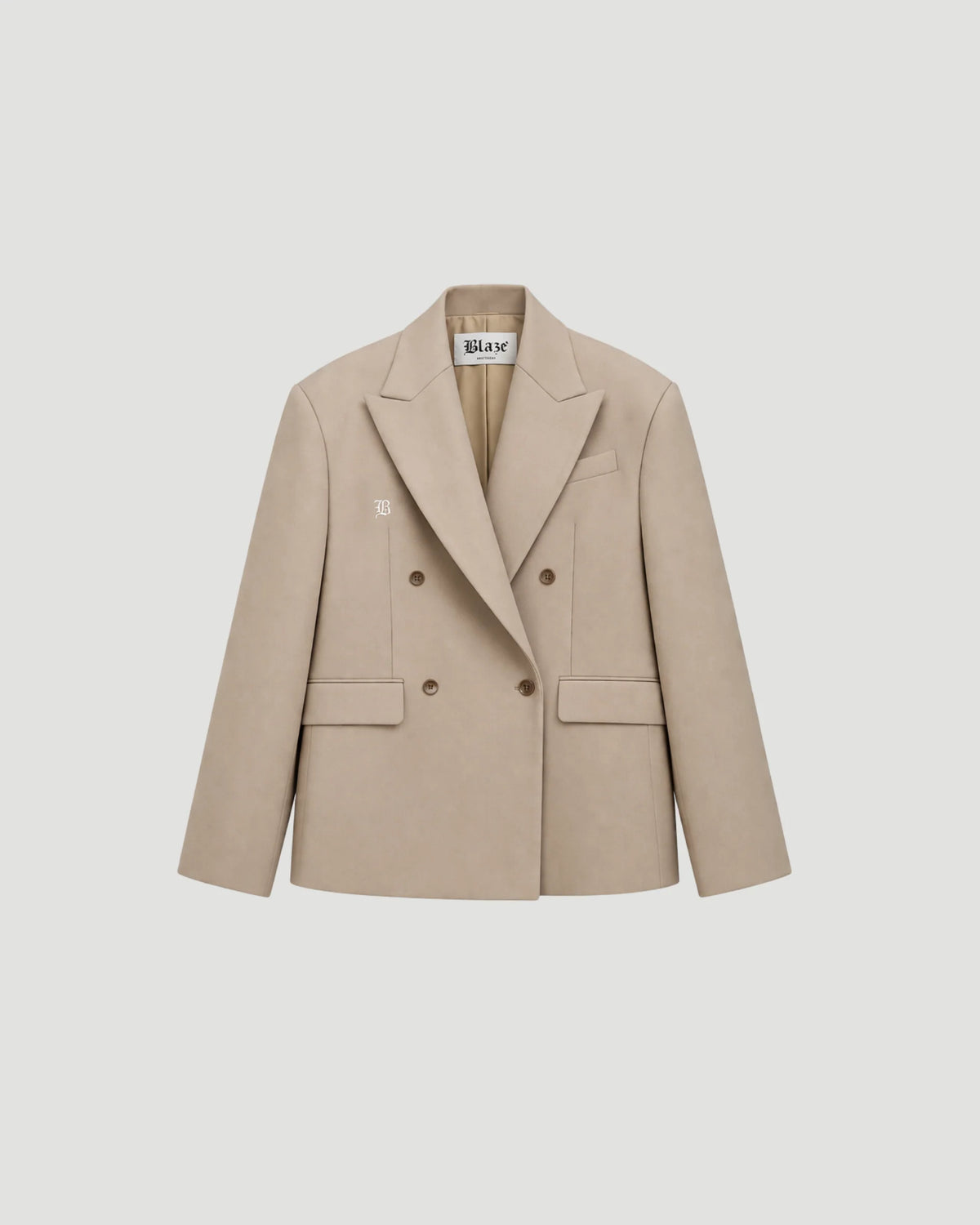 BEIGE OVERSIZED BLAZER