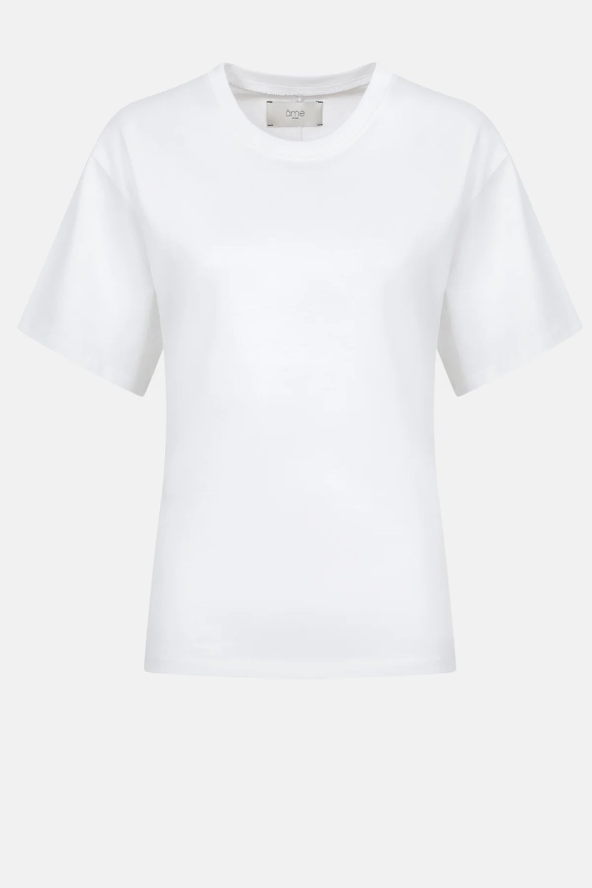 OLGA WHITE FITTED T-SHIRT