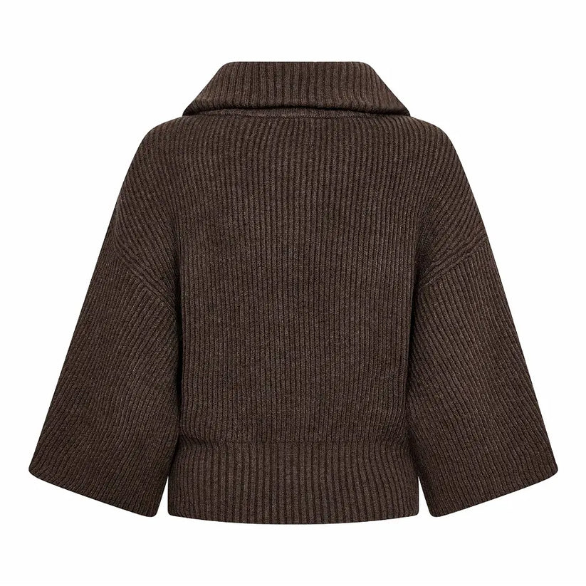ROWCC ZIP SS KNIT